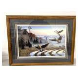 Foggy Morning Trio - Canada Geese