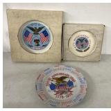 Americano, biCentennial plates