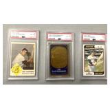 3 graded Carl Yastrzemski