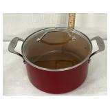 Red copper boiling pan