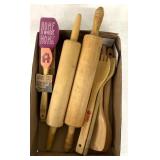 Wooden kitchen utensils