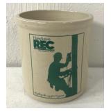 Red wing Stoneware beater jar w/signage