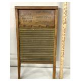 Vintage washboards w/ signage