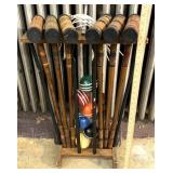 Vintage croquet set