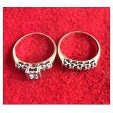 2 rings (marked 14K)