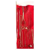 Jewelry/necklaces (1 Necklace marked 14k)