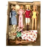 Vintage Barbie dolls