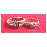 2 rings (RT RING MARKED PRINCESS)