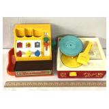 Vintage Fisher-Price record player/cash register