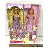 2 easter/spring Barbies
