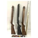 3 rifle but ends/weapons block/pellets