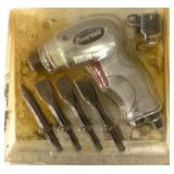 Air driven, power mate chisel set