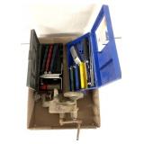 Vintage and new blade, sharpening tools