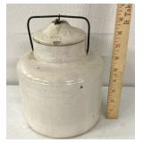 antique Weir stoneware canning jar.