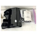 Blood pressure cuff/back brace