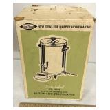 West Bend automatic percolator NO. 13525 30cup.