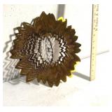 Exhart laser cut sunflower wall hanging