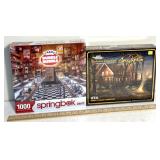 Unopened jigsaw puzzles