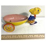 vintage J. Chein & Co. tin litho Easter bunny