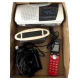 Cordless phone/clock radio/radio