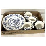Blue heritage dishware