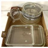 Pyrex and other glass baking dishes/casserole