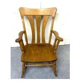 Antique extrawide, rocking chair