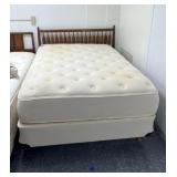 Full size bed with headboard and frame some marks