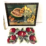 Fruit themed framed print/other