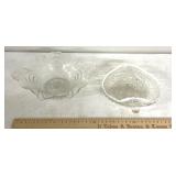 Hobnail & swirl glass