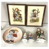 vintage Hummel framed stitched/other