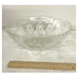 Crystal glass bowl
