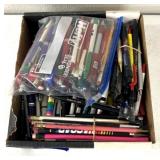 Area, Advertising, pens, and pencils