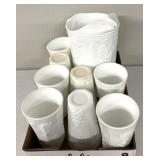 vintage Indiana Colony Harvest Grape milk glass