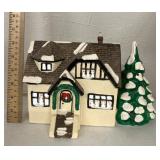 Department 56 stucco bungalow-area 16-1