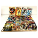 Vintage superhero comics