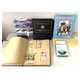 Variety of stamp books and stamps not all