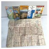 Vintage/retro maps of Iowa