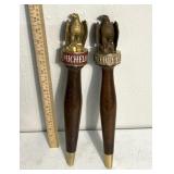 2 Michelob beer taps