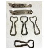 5 Hammï¿½s beer bottle openers /1 grain belt