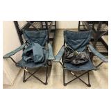 2 lawn chairs