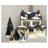 Department 56- snow Pines Inn gift set