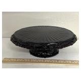 Vintage Ruby Red Avon cake stand