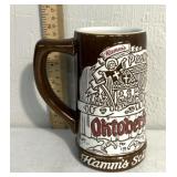 1973 Hammï¿½s salutes Oktoberfest beer stein
