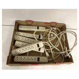 Six power strips