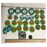 Irish belt buckle/Irish themed buttons