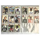 (15)1970s era football cards