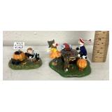 Department 56- Bobbing for apples & black kittens