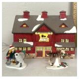 Department 56- Red barn & Christmas at the farm