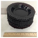 8 Ruby Red Avon soup bowls